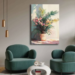 Wallity Pintura Decorativa en Lienzo Multicolor 70 x 100 cm